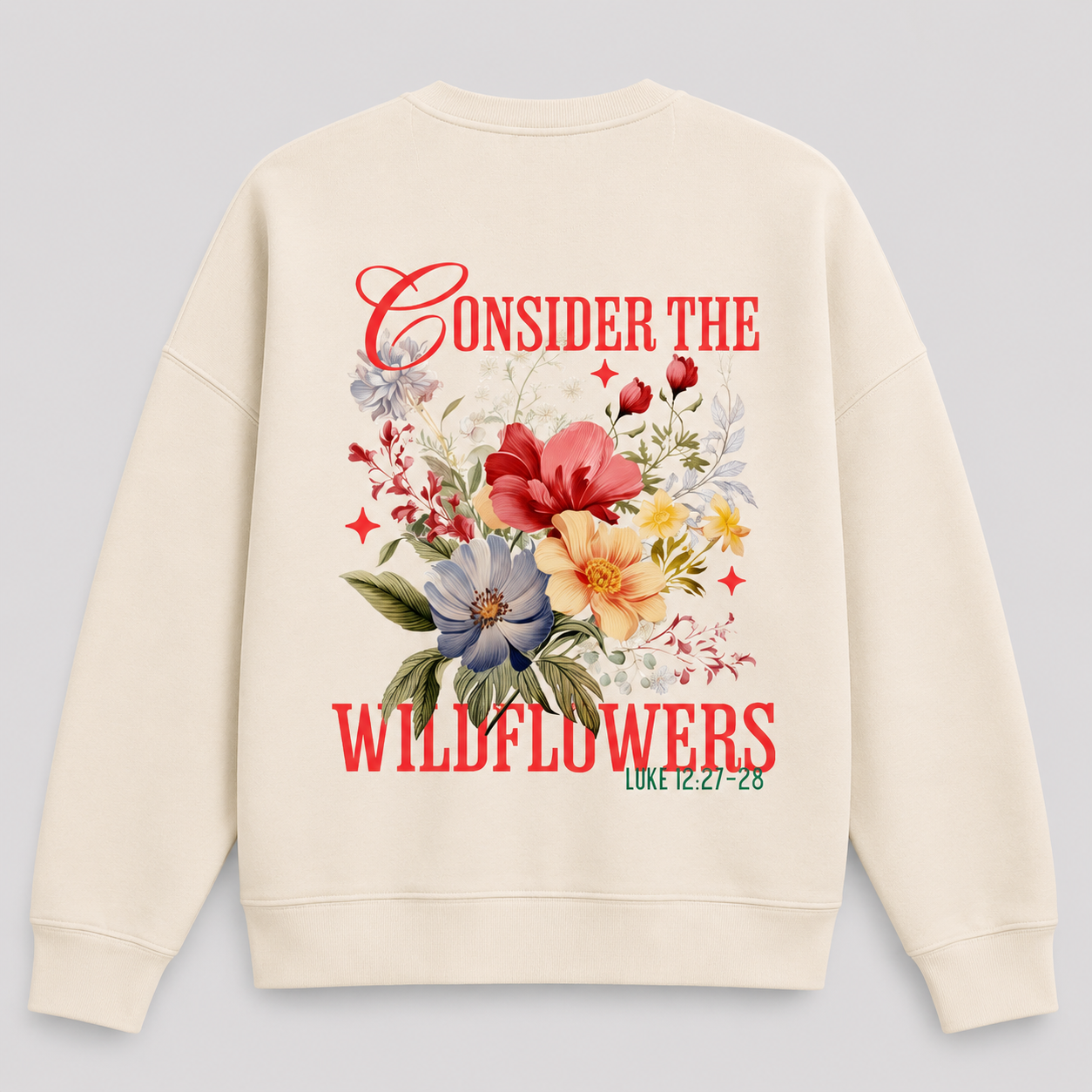 Wildflowers -  Womens Sweatshirt