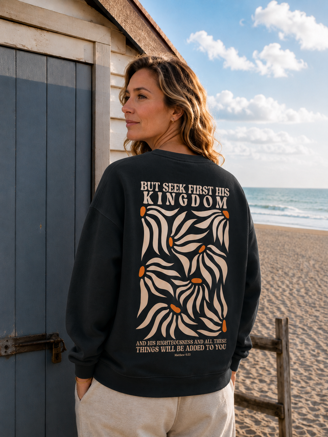 Seek First the Kingdom -  Womens Sweatshirt