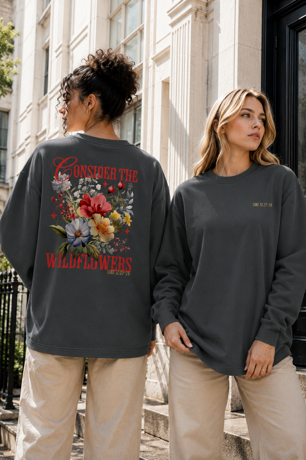 Wildflowers -  Womens Sweatshirt