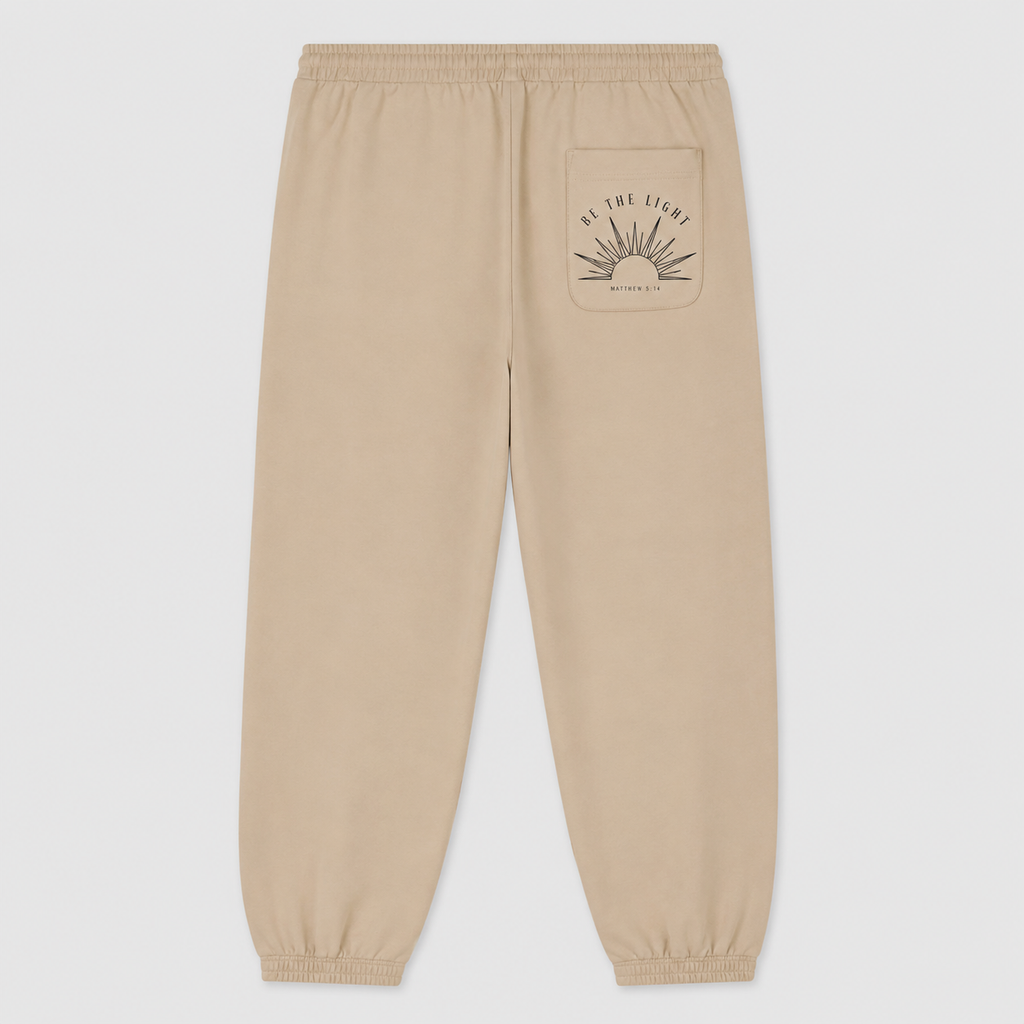 Be the Light  -  Unisex Joggers (Sand)