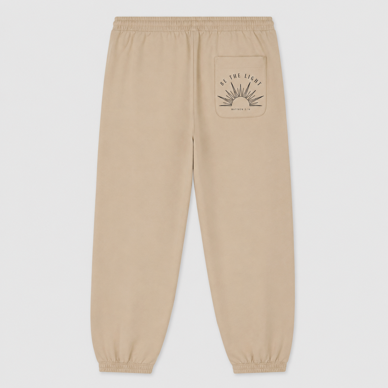 Be the Light  -  Unisex Joggers (Sand)