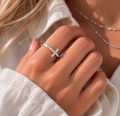 Silver Cross Ring