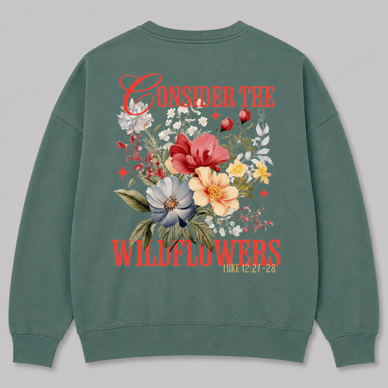 Wildflowers -  Womens Sweatshirt